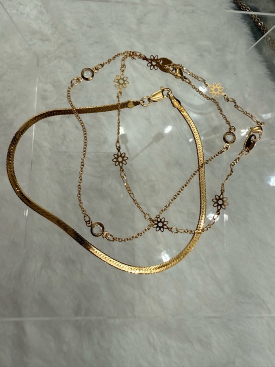 Avon Jewelry - Avon “Golden Classics” 3-piece anklet set (gold tone) NIB